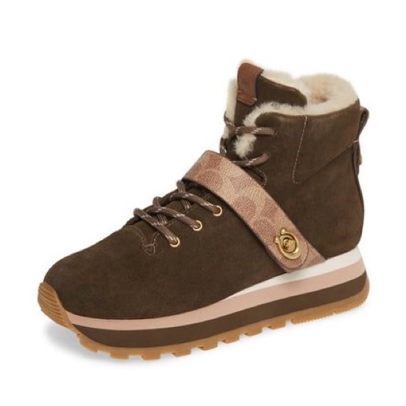 NWOB COACH G4310 CITY HIKER BOOTIES IN FATIGUE - Picture 2 of 16